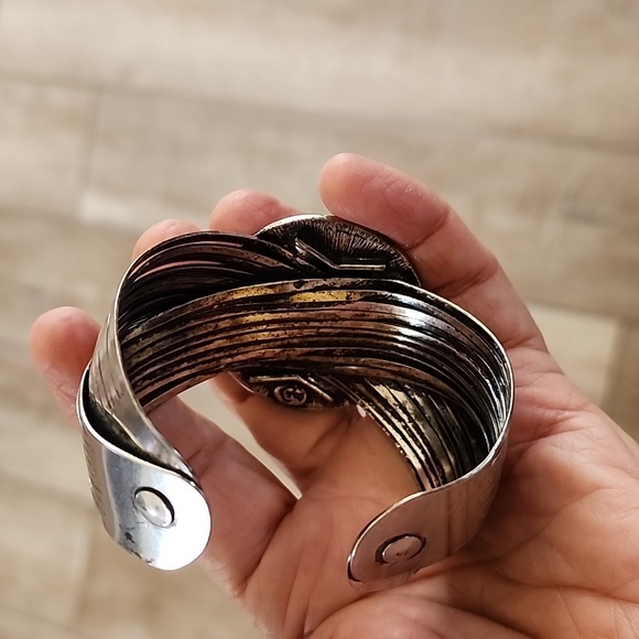 Premier Silver and Brown  Necklace & Braclet Set Like New! - Picture 5 of 7